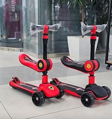Оюнчуктар: Детский самокат Ferrari, Новый детский самокат Ferrari (усиленный — 1