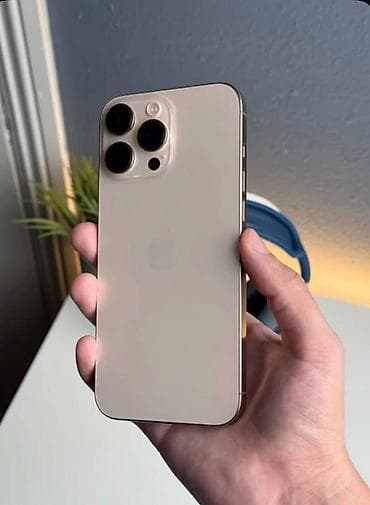 ssd 256: IPhone 16 Pro Max, Б/у, 256 ГБ, Золотой, Коробка, 92 % — 4