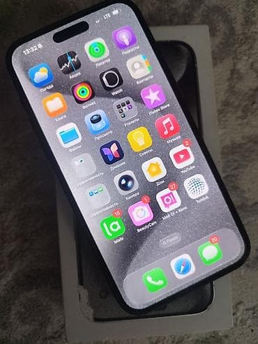 xs iphon: IPhone 15 Pro Max, Б/у, 256 ГБ, Графит, Коробка, 81 % — 4