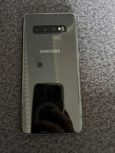 Samsung Galaxy S10, Б/у, 128 ГБ, цвет - Черный, 2 SIM