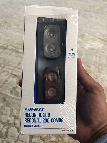 игровые очки: Продаю велофонари (перед + зад) фирмы Giant. Recon HL200 + Recon TL200 — 6