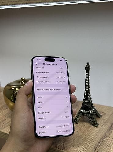 айфон америка: IPhone 15 Pro, Новый, 256 ГБ, Black Titanium, 87 % — 6