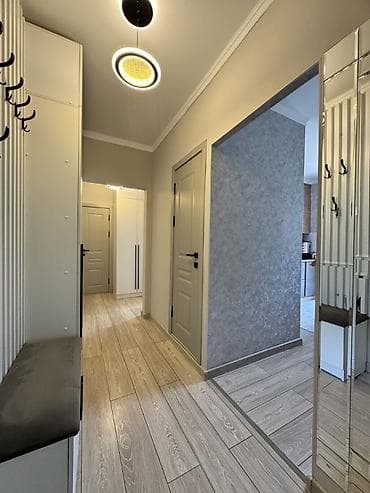 110 квартал: 2 комнаты, 52 м², Тунгуч мкр 106 серия, 5 этаж, Евроремонт — 7