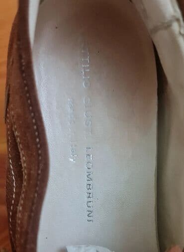 фирменная обувь из италии: Итальянские замшевые мокасины . Attilio Giusti Leoombruni. Состояние — 2