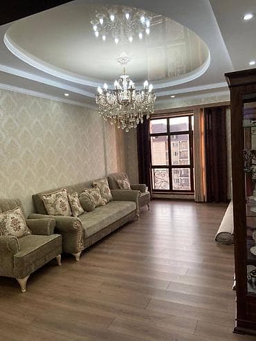 сунна: 3 комнаты, 106 м², Ак-Кеме Элитка, 9 этаж, Свежий ремонт — 4