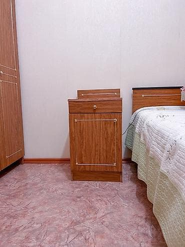 Спальные гарнитуры: Спальный гарнитур, Б/у, Двуспальная кровать, Шкаф, Комод, Самовывоз, цвет - Коричневый — 7