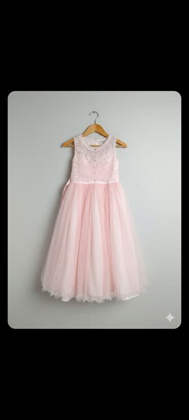 одежда для футбола: Детское платье, цвет - Розовый, Б/у — 1