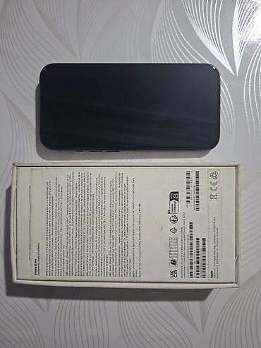 ipone 14: IPhone 15 Pro, Б/у, 128 ГБ, Black Titanium, Коробка, 77 % — 2