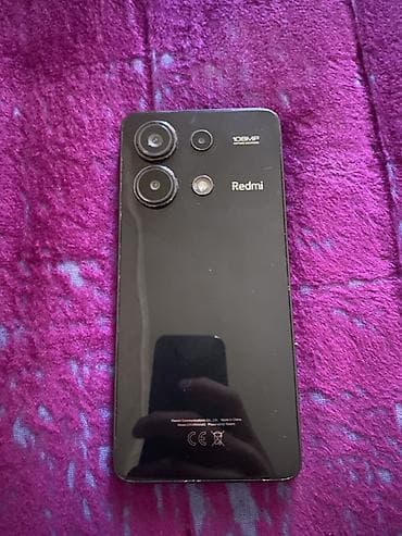 Redmi, Redmi Note 13, 256 ГБ, цвет - Черный, 2 SIM