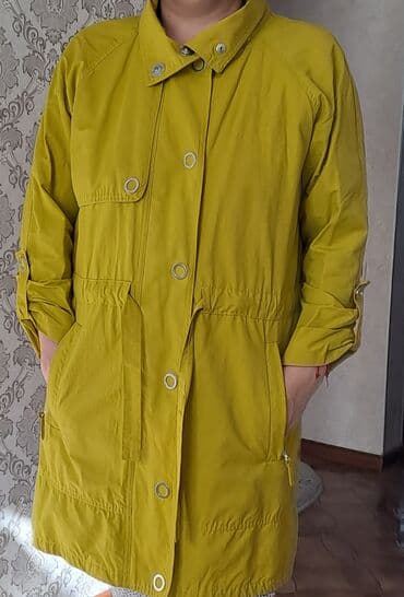 плащи от дождя: Плащ, легкая, весна-лето фирсы SEKA, люкс качество. Необычно лимонного — 3