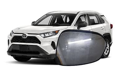 подогрев зеркала: Боковое правое Зеркало Toyota Б/у, Оригинал — 1