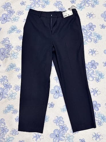 Брюки: Классические брюки Uniqlo - Цвет: тёмно-синий/черный (насыщённый — 2