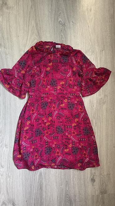 Платья: Детское платье, цвет - Розовый, Новый — 1