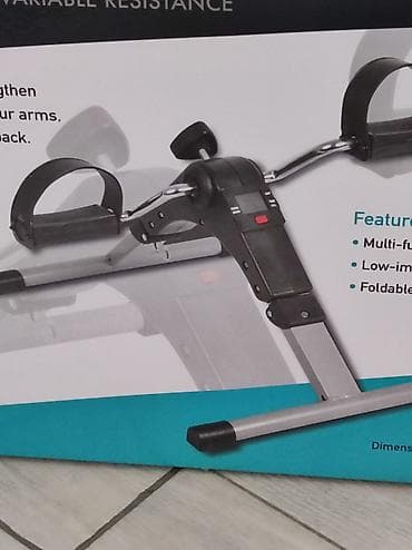 Спорт и отдых: Мини-велотренажер (педальный тренажер) с электронным счетчиком — 6