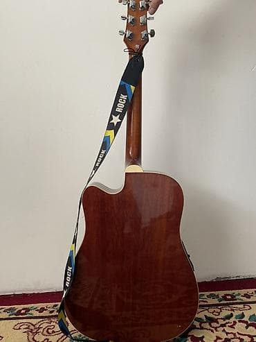 Акустическая гитара с вырезом и встроенной электроникой - Корпус — 4