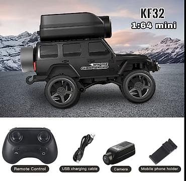 детский кар: Мини‑внедорожник KF32 (масштаб 1:64) с камерой и пультом — 4