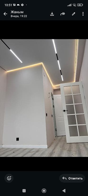 Натяжной потолок: Натяжной потолок Матовое, 3D потолки, Глянцевое Бесплатная консультация, Гарантия, Монтаж — 4