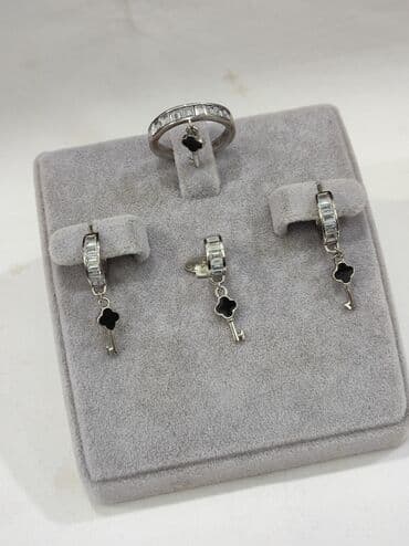 набор пандора: Серебряный Набор в стиле Ванклиф Серебро 925 пробы Дизайн Италия — 4