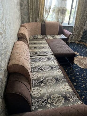 диваны угловые фото и цены: Угловой диван, C подушками, Трехместный — 7