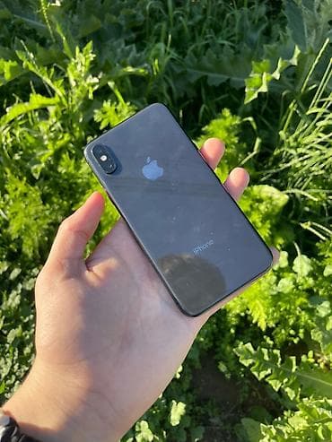 IPhone X, Б/у, 64 ГБ, Черный, 71 %