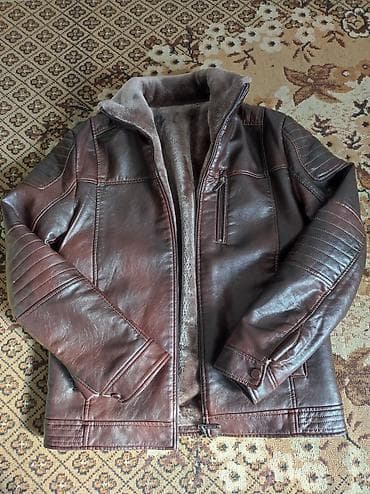 Прокат одежды: Кожаная куртка новая — 4