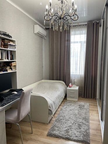 сколько стоит трехкомнатная квартира в бишкеке: 3 комнаты, 72 м², Сталинка, 3 этаж, Евроремонт — 5