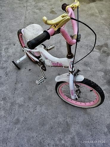 easy walker: Детский велосипед, 4-колесный, 4 - 6 лет, Для девочки, Б/у — 5