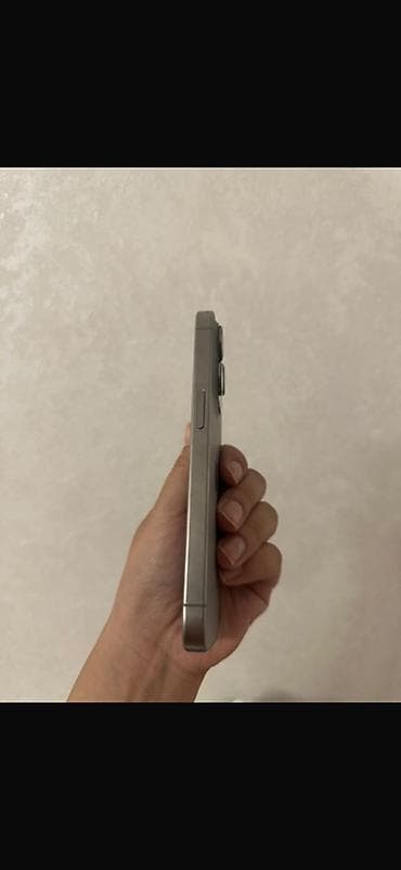 Уюлдук телефондор жана аксессуарлар: IPhone 15 Pro, Колдонулган, 128 ГБ, Natural Titanium, 80 % — 2