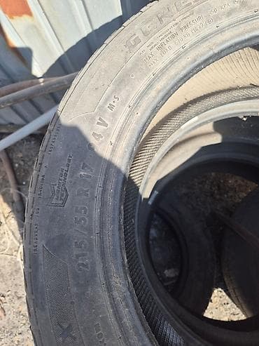 diska 14: Шины 215 / 55 / R 17, Лето, Б/у, Легковые, GoodYear — 1
