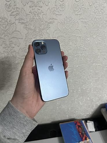 ipad 5 mini: IPhone 12 Pro, Б/у, 128 ГБ, Pacific Blue, Зарядное устройство, Защитное стекло, Чехол, 75 % — 1