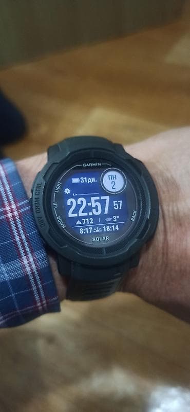 apple whatch se: Garmin Instinct 2 Solar — защищённые по военному стандарту США — 1