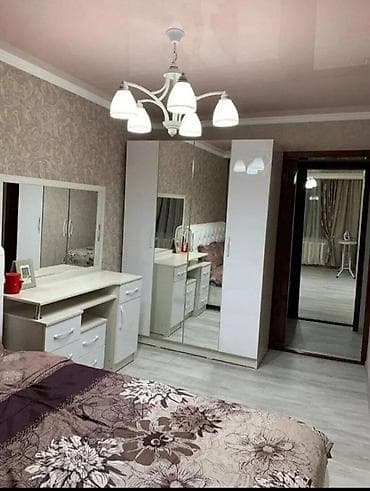 Кыймылсыз мүлк: 3 бөлмө, 64 м², 6-мкр 104-серия, 1 кабат, Косметикалык оңдоо — 2
