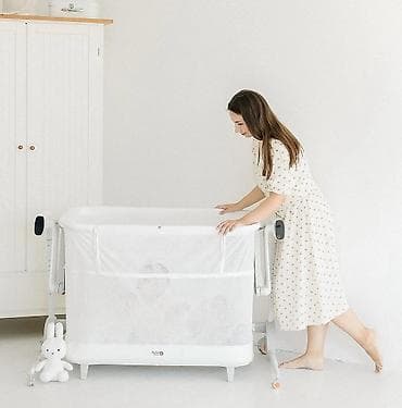 новорожденные: Умная многофункциональная детская кроватка My little chair новая — 3