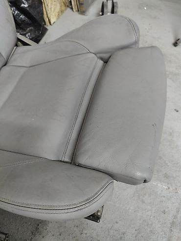 lining pantera: Bmw e60 recaro Пара передних автомобильных сидений, серый кожаный — 4