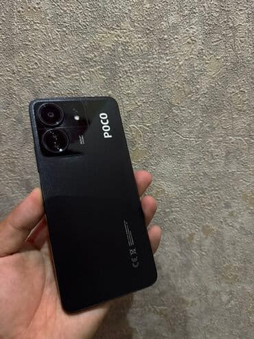 power bank для ноутбука: Poco C65, Б/у, 128 ГБ, цвет - Черный, 2 SIM — 1