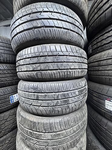 Резина 
Фирма Toyo 
225/55/18
Made in Japan