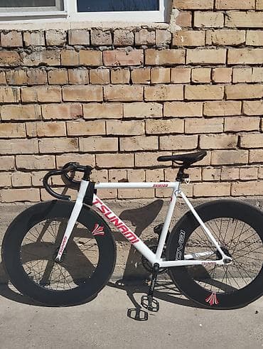 трёх колесные велосипеды: Шоссейный велосипед, Tsunami, Рама M (156 - 178 см), Новый — 1