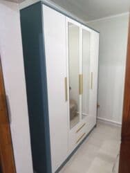 Шкафы для одежды: Шкаф для одежды, Новый, Прямой, ЛДСП — 4