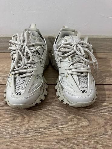 Мужские кроссовки, 36, Balenciaga, Новый, цвет - Белый, Самовывоз