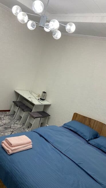 гостиница бишкек ош базар: 1 бөлмө, Душ кабинасы, Кондиционер, Мончо буюмдары — 2