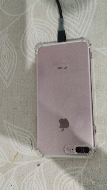 iphone zr: IPhone 7 Plus, Б/у, 128 ГБ, Rose Gold, Чехол, 100 % — 2