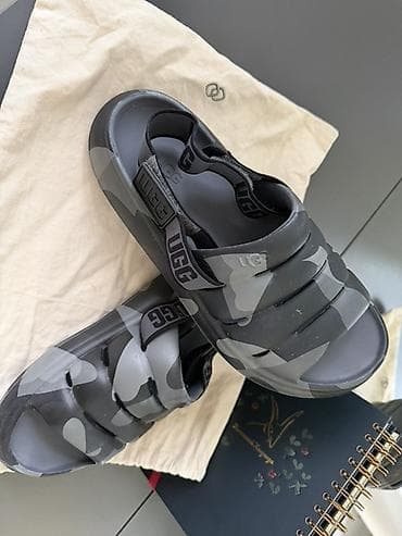 Босоножки, сандалии, шлепанцы: Босоножки, 42, UGG, Б/у, цвет - Серый, Самовывоз — 4