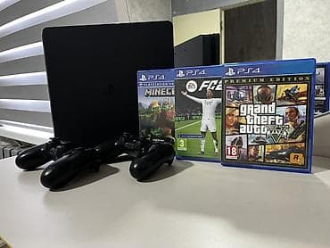 VR очки: PlayStation 4 Slim (черная) Комплектация: - Игровая консоль PS4 Slim — 3