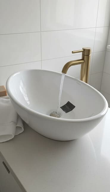 столешницы в ванную на заказ: Ванна үчүн раковина, Материалы: Керамика — 1