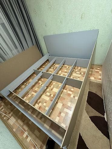 спалный карават: Двуспальная кровать, С матрасом, длина - 200 см — 7