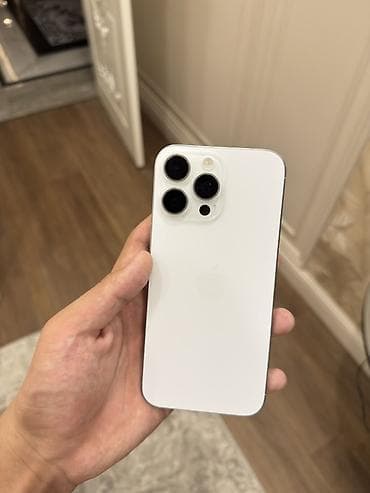 IPhone 16 Pro Max, Б/у, 256 ГБ, White Titanium, 95 % — 1
