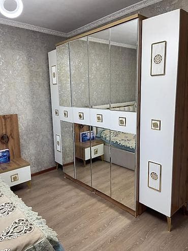 дива бу: Спальный гарнитур, Б/у, Двуспальная кровать, Россия, Самовывоз, цвет - Бежевый — 2