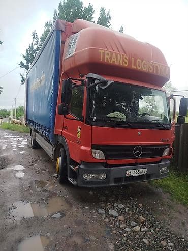 Кызматтар: Грузоперевозки на тентованном грузовике Mercedes-Benz Atego. - Тип — 2
