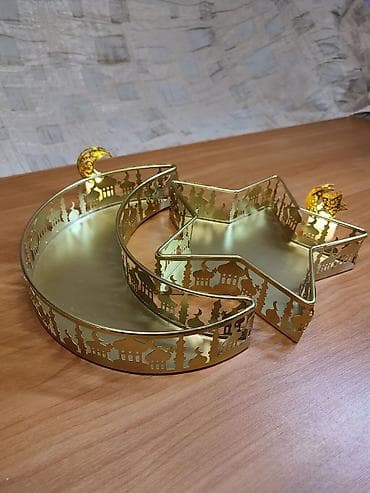 table fan: НОВАЯ Наборы Посуды и декор для Рамадан, ифтар-стола🌙 Металлические — 2