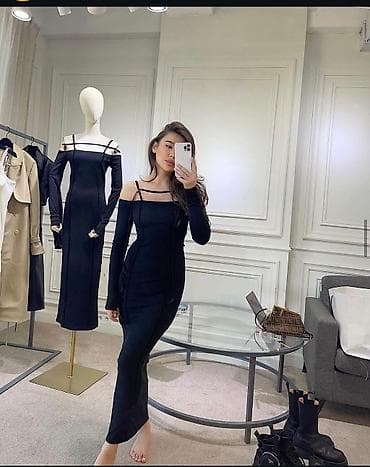 Личные вещи: Вечернее платье, Классическое, Длинная модель, С рукавами, XS, S — 3